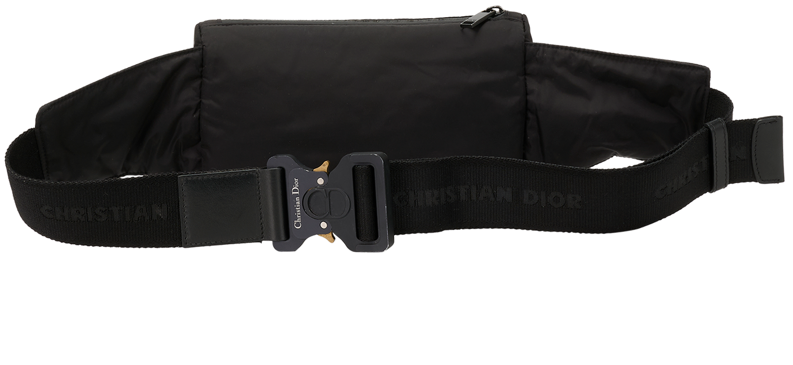 Saddle Belt Bag, &pound;950, Handbags, Black, Nylon, Back view